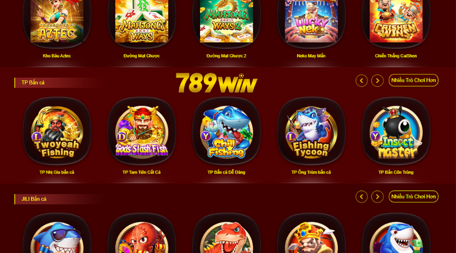 Kho game bài đổi thưởng ấn tượng đa dạng tại 789win